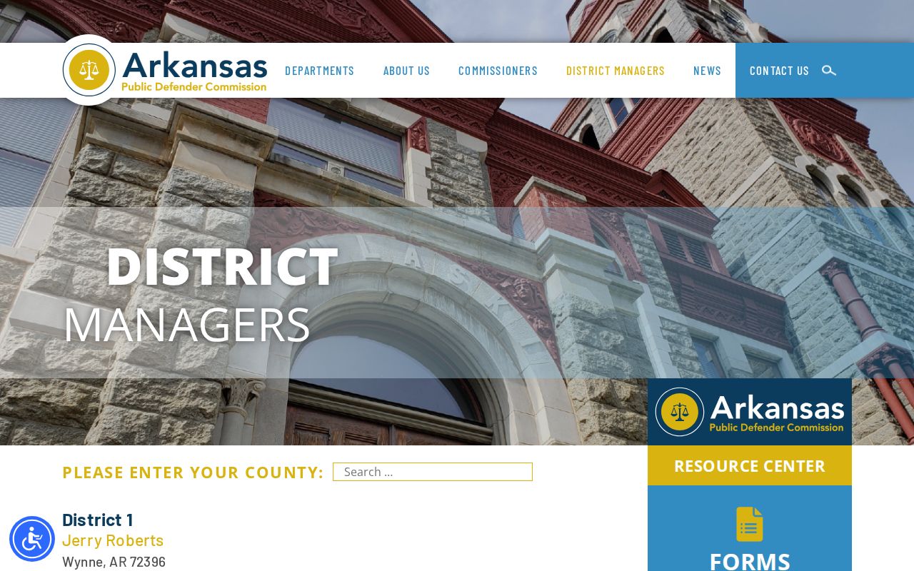 Public defender District 6 listing for Perry County