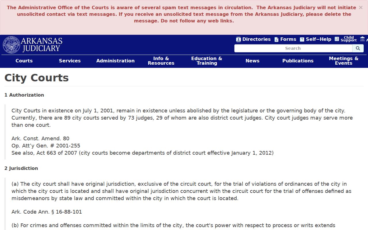 Perry County court case access through Arkansas city courts